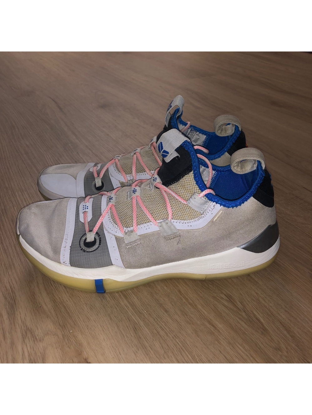 NIKE KOBE AD EXODUS MOON PARTICLE BASKETBALL SHOES GRAY BLUE PINK MENS SIZE 10.5